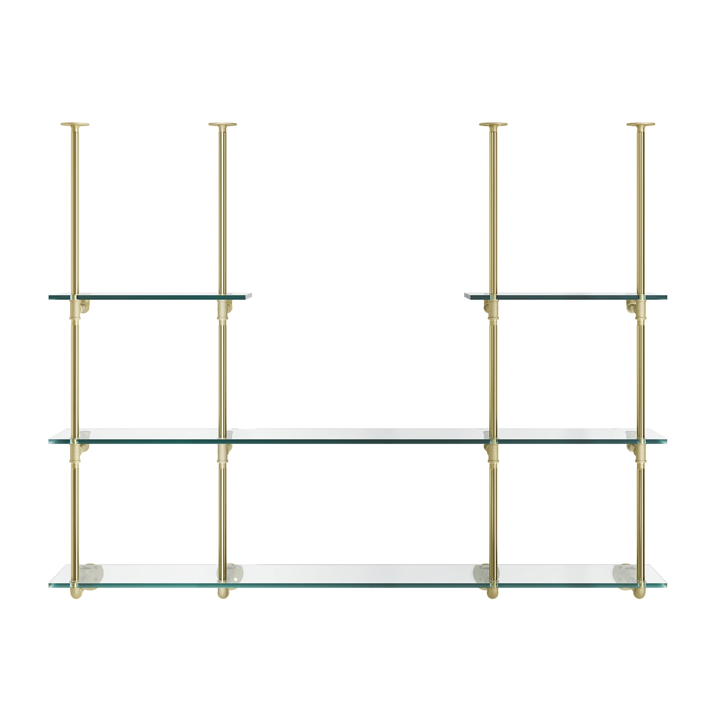 Ceiling to wall kitchen & bar shelving