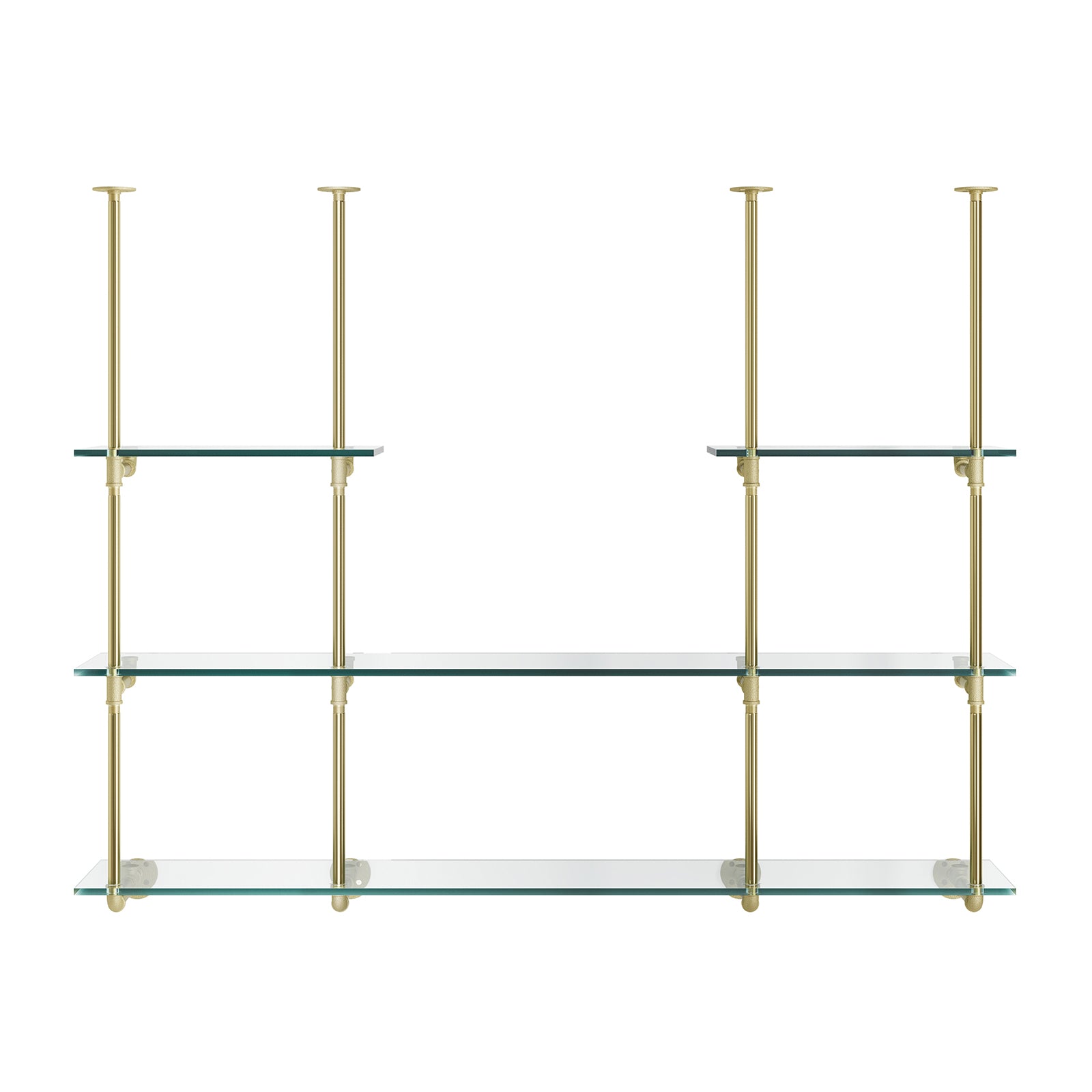 Ceiling to wall kitchen & bar shelving