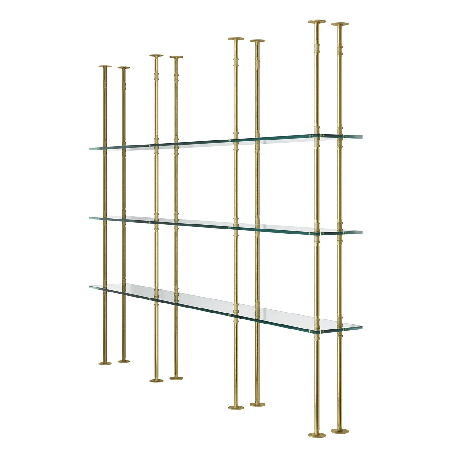 Double Rail Counter to Ceiling