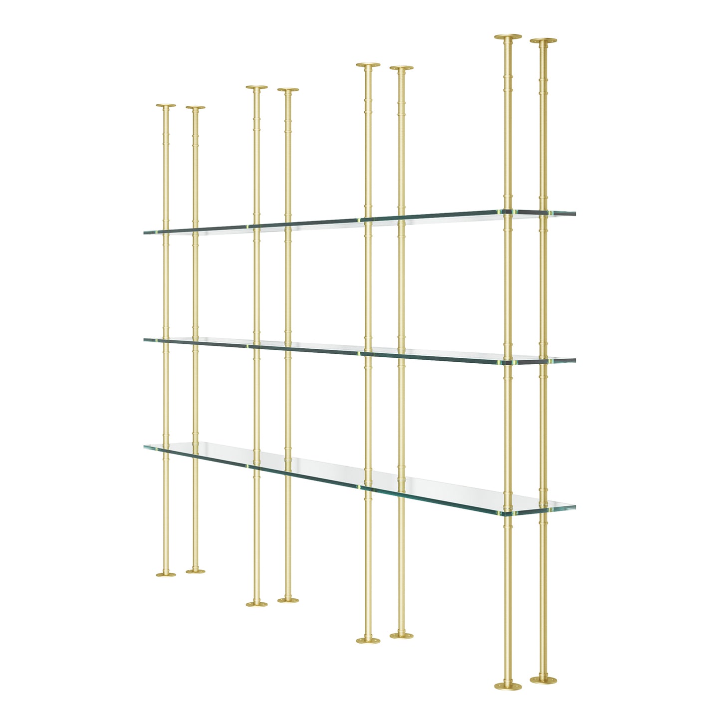 Double Rail Counter to Ceiling Mounted