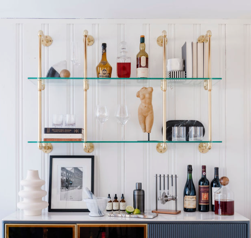 Custom glass shelves | Soil & Oak
