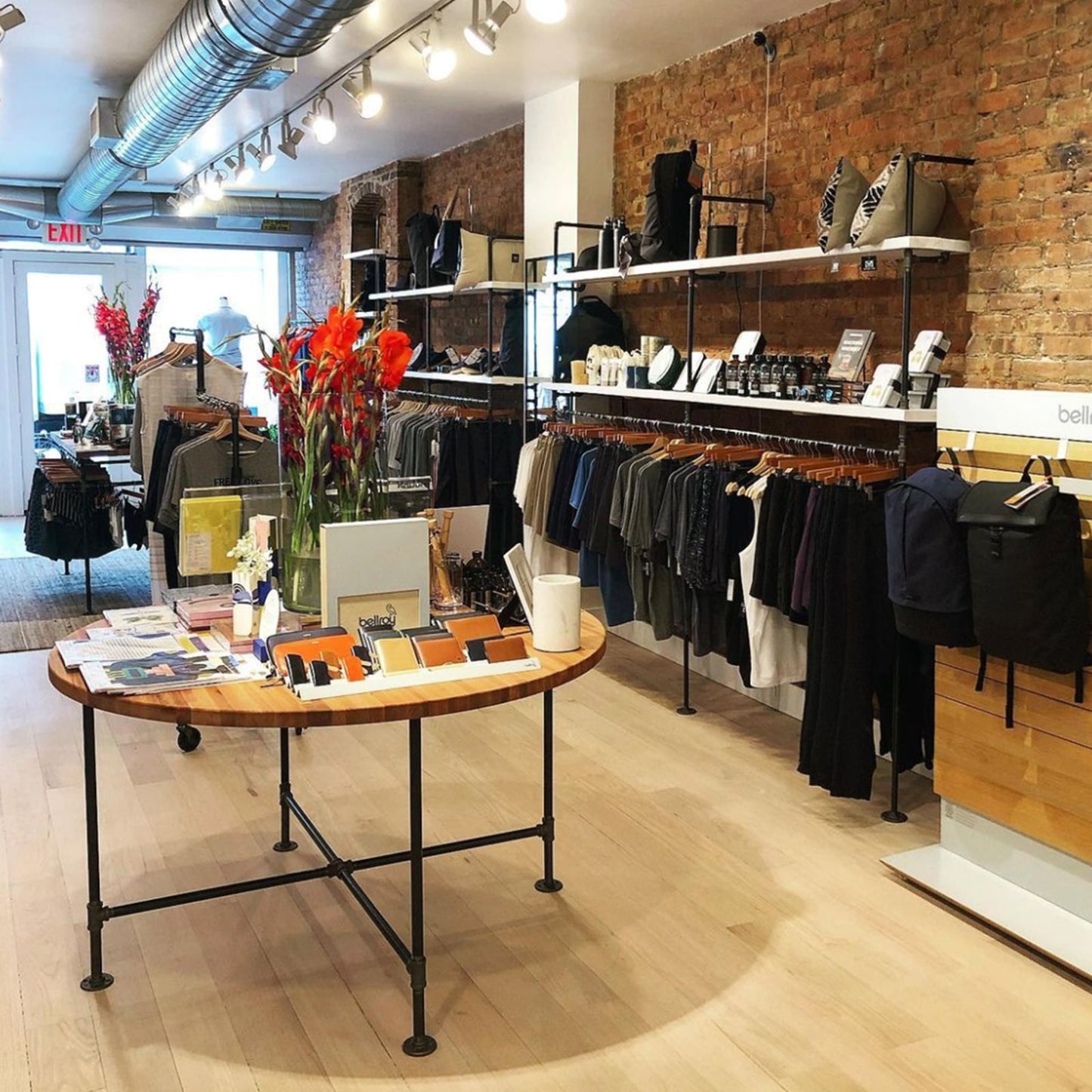 custom shelves and clothing racks | Soil & Oak