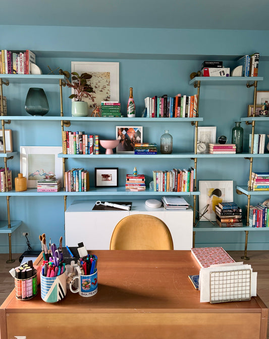 FunHaus Interiors: Playful Custom Shelving for the Bold