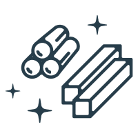 Durable, premium materials icon | Soil & Oak